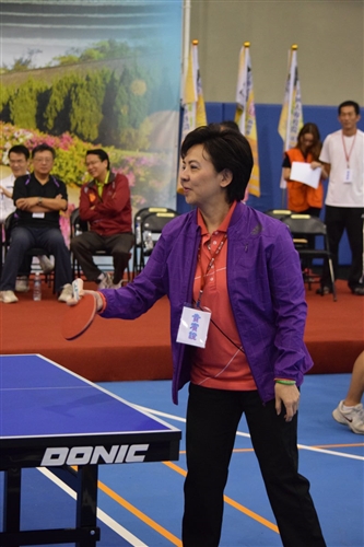 2014 Annual Junior College Factulty Member Ping Pong Competition Takes Place at Lanyang Campus