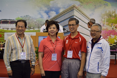2014 Annual Junior College Factulty Member Ping Pong Competition Takes Place at Lanyang Campus